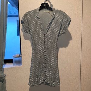 Urban Outfitters baby doll polka dot dress